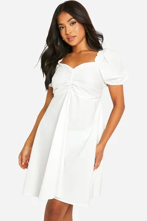 Boohoo Womens Petite Baby Doll Mini Dress - - Size 10 UK