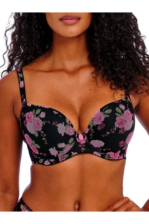 Freya Womens Rose Blossom Moulded Plunge T-Shirt Bra - Polyamide - Size 30E