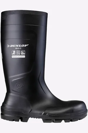 Dunlop Work-It Full Safety WATERPROOF Wellington Mens - - Size UK 6