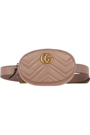 Gucci Pre-owned Womens Matelasse GG Marmont Belt Bag in Leather material_Leather - One Size