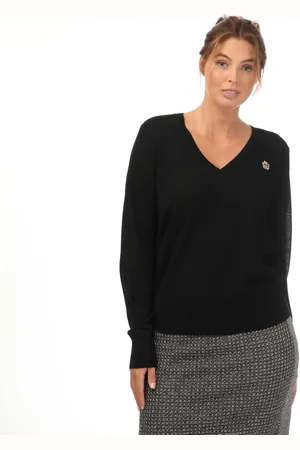Ted Baker Womens Abiygal Merino Wool V-Neck Jumper in Wool (archived) - Size 12 UK
