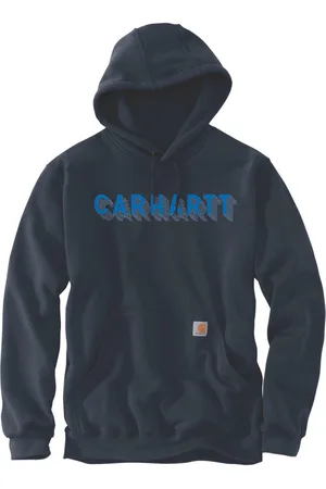 Carhartt Mens Midweight Logo Graphic Sweatshirt Hoodie - Cotton - Size Small