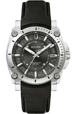 BULOVA Precisionist Icon Mens Watch 96B416 Leather (archived) - One Size