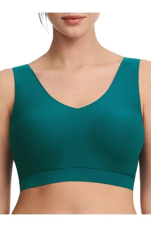 Chantelle Womens SoftStretch V-Neck Jersey Crop Top - Polyamide - Size X-Small/Small