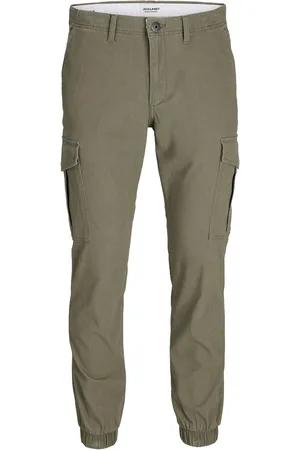 JACK & JONES Mens Cuffed Cargo Pants Slim Fit - - Size 30W/32L