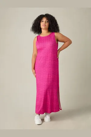Live Unlimited London Womens Geo Jersey Sleeveless Maxi Dress - Size 16 UK