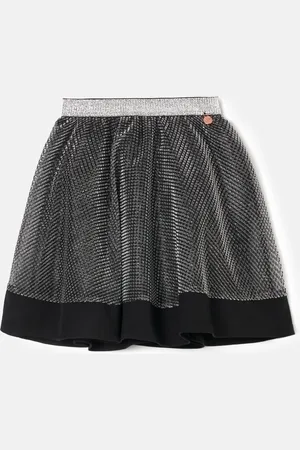 Angel & Rocket Girls Maddie Metallic Mesh Skirt - Size 8Y