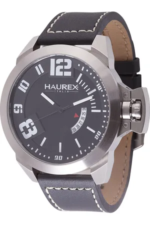 Haurex Mens :storm dial watch Leather - One Size