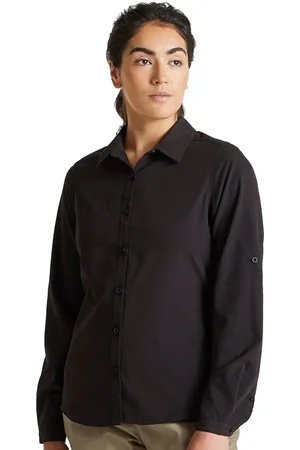 Craghoppers Expert Womens Kiwi Long Sleeve Walking Shirt - - Size 12 UK