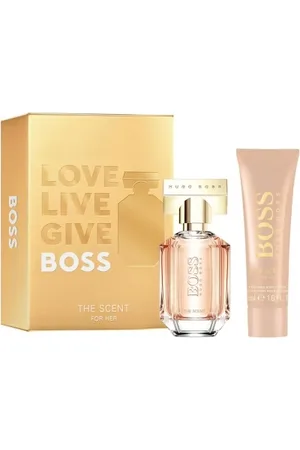 HUGO BOSS Womens The Scent for Her Gift Set- EDP 30ml, Body Lotion 50ml - - One Size