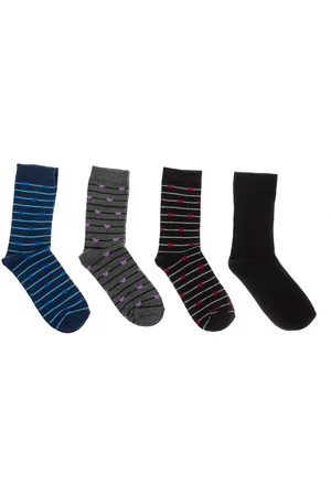 Kisses and Love Womens Pack-4 High-top socks with anti-pressure cuff KL2017M women - - One Size