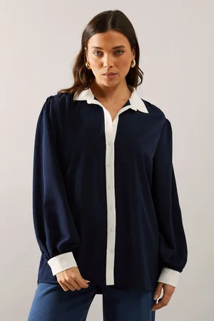 wallis Womens Petite Button Up Shirt - Size 16 UK