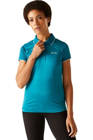 Regatta Womens/Ladies Remex II Polo Neck T-Shirt (Exotic Plume Solid) - - Size 14 UK