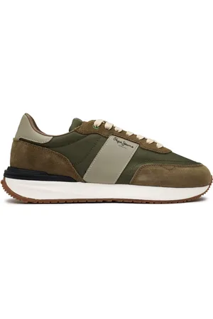 Pepe Jeans Mens London Buster Trainers - Suede - Size UK 9