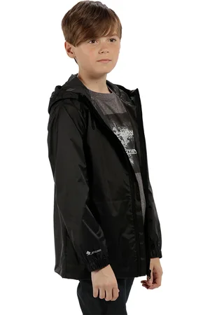 Regatta Boys & Girls Pack-It Packable Waterproof Breathable Jacket - Polyamide - Size 5Y
