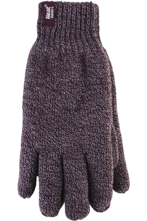 Heat Holders Mens Fleece Lined Warm Gloves For Winter - - Size X-Small/Small