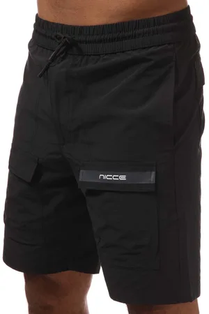 Nicce London Mens Element Cargo Short in Cotton - Size Large