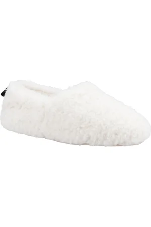 Hush Puppies Emily Faux Fur WoMens Slippers - Size UK 3
