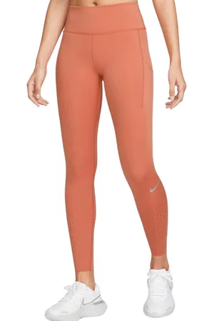 Nike Womens Epic Luxe Peach Leggings - - Size X-Small
