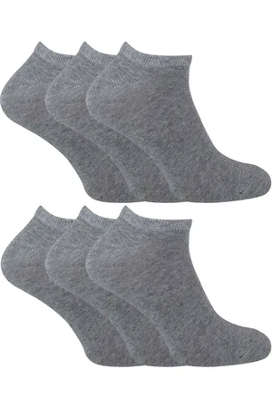 Sock Snob 6 Pack Mens Cotton Low Cut Quarter Gym / Trainer Socks - - Size UK 6-11