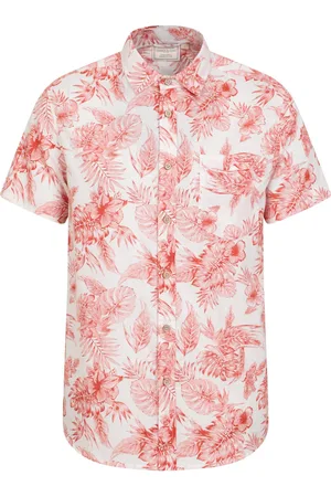 Mountain Warehouse Mens Tropical Leaves Shirt ( /White) - Size 2XL