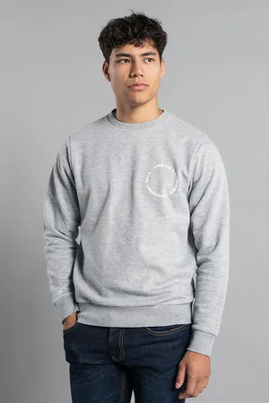 Tokyo Laundry Mens Crew Neck Jumper With Logo Print - Size Large