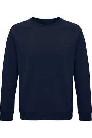 Sols Unisex Adult Space Organic Raglan Sweatshirt (French Navy) - - Size Small
