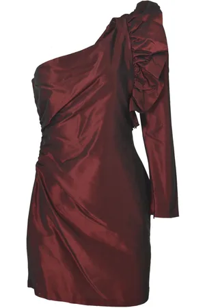 Topshop Womens Taffeta One Shoulder Dress - - Size 10 UK