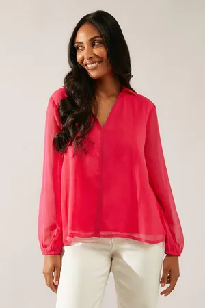 wallis Womens Petite Ladder Trim Insert Overhead Blouse - - Size 18 UK