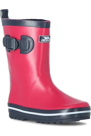Trespass Boys Girls March Waterproof Welly Wellington Boots - - Size UK 3 Infant