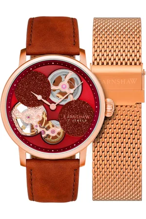 THOMAS EARNSHAW Airy Mens Mechanical Automatic Sandstone Watch ES-8145-05 - One Size