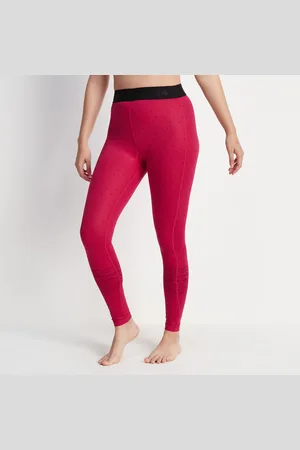 Tog 24 Snowdon Womens Thermal Base Layer Legging Cerise Fairisle - - Size 16 UK