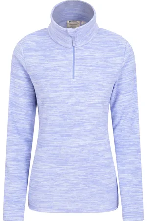 Mountain Warehouse Womens/Ladies Snowdon Melange Fleece Top - Size 10 UK