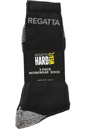 Regatta Hardwear Mens Socks (Pack Of 3) - Size UK 7-11
