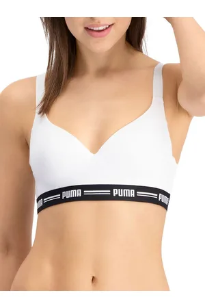 PUMA Womens Padded Bra Top - Cotton - Size Small