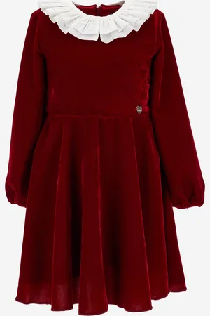 MONNALISA Girls Cotton Occasion Dress in - Size 3Y