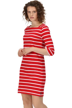 Regatta Womens Paislee Printed Jersey 3/4 Sleeve Sun Dress - - Size 14 UK