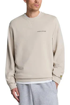 Lyle & Scott Mens Sweatshirt Loopback Jumper - Cotton - Size Large