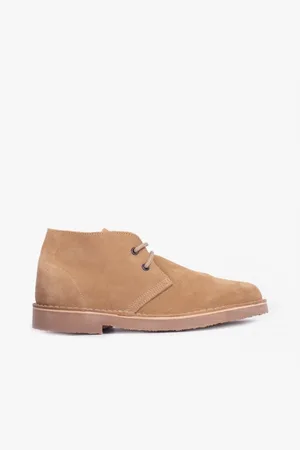 ROAMERS M400TS Mens Desert Boots Stone - - Size UK 5