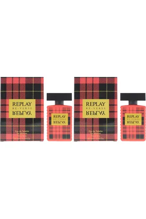 Replay Womens Signature Reverse For Woman Eau de Toilette 50ml x 2 - One Size