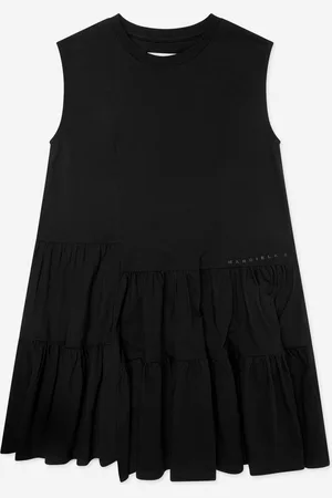 Maison Margiela Girls Sleeveless Jersey Dress in - Size 12Y