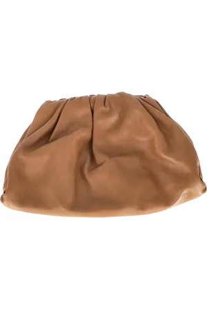 Bottega Veneta Pre-owned Womens Pouch in Brown Calfskin Leather - Sheepskin - One Size