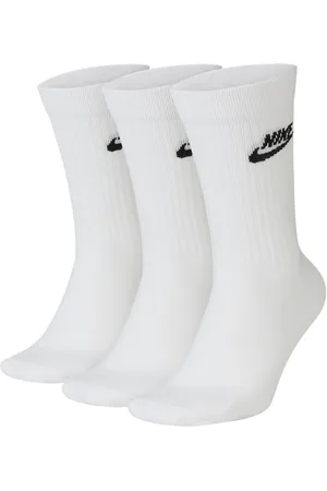 Nike Unisex Sportswear Everyday Essential Crew Socks 3 Pairs - - Size Medium
