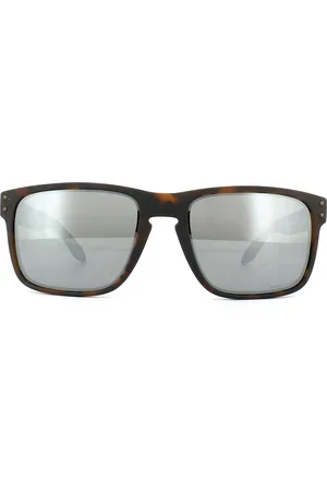 Oakley Rectangle Mens Matt Tortoise Prizm Black Sunglasses - One Size