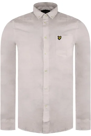 Lyle & Scott Regular Fit Mens Oxford Shirt - Cotton - Size Small