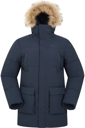 Mountain Warehouse Mens Fern Water Resistant Padded Parka - Size X-Small