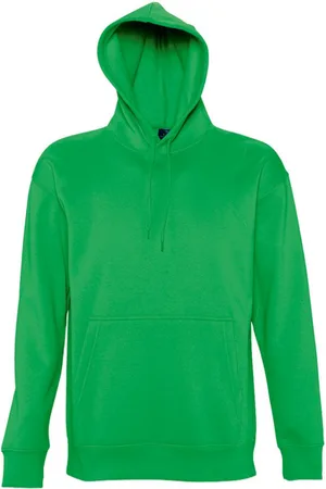 Sols Mens Slam Unisex Hooded Sweatshirt / Hoodie (Kelly ) - Size Medium
