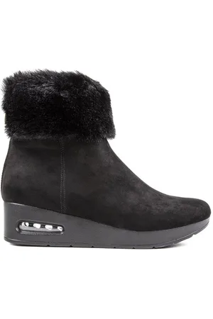 DKNY Womens Abri-wedge Ankle Boots - Leather - Size UK 4