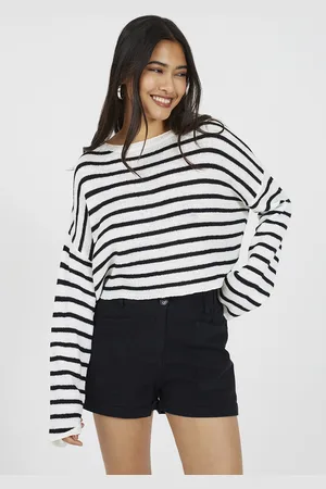 Brave Soul Womens Lightweight Stripe Jumper - Size Small