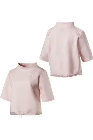 PUMA Evostripe Womens Sweat Tee Fitness Running T-Shirt Top Pearl 595084 36 R11H - - Size 14 UK